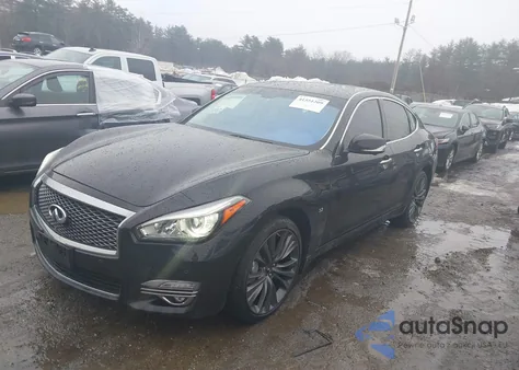 2019 Infiniti Q70 3.7X Luxe z USA, uszkodzony, nr VIN JN1BY1AR6KM585363